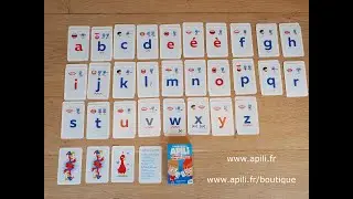 Présentation cartes des lettres Apili