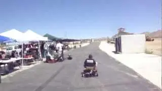 W/C Polini Go quad test run down the race pits