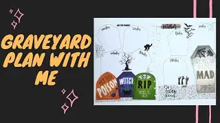 Graveyard Plan With Me ~ Journal Spread