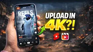 How to upload reels and shorts in 4k🔥 | upload high quality reels and shorts 📈 