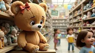 🧸❤️👧 Așa Începe O Prietenie: Povestea Fetiței și a Ursulețului Pufoşel 🧸❤️👧