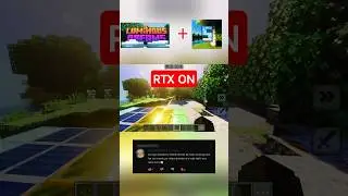 Shader ❌ RTX✅ || mcpe deadly duo|| #mcpe #rtx #viral #gaming #shorts @SuhelAhmed77769