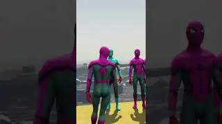 GTA 5 Epic Water Ragdolls | Spider-Man Jumps / Fails ep.(15) #shorts