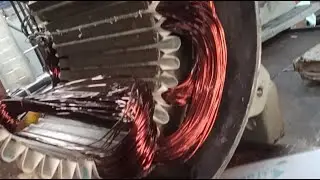 20 hp 3 phase motor  winding love 🤯🤯