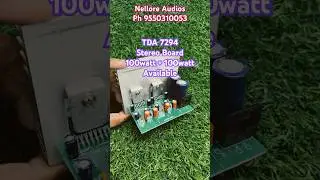 TDA 7294 Ic stereo audio amplifier board 200watt 100+100 watts 9550310053 #audio