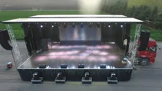 High-Quality, Transportable Stage for Festivals and Perform--HY-S455 China Mobile Stage Semi Trailer