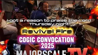 Revival Fire  / I got a reason to praise the Lord   Cogic Convocation 2025 🎵🎶🔥🥁🎹🎸 Eli Blocker on 🥁