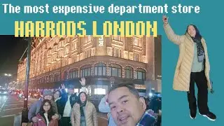  HARRODS LONDON, The very expensive dept. Store! & TRAVELLING TO KINGS CROSS LONDON !