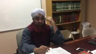 Mufti Akmal teaching 1st year students of Al-noor Institute of Islamic Sciences