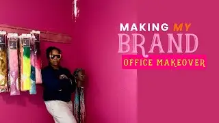 I Finally Made Over My Home Office! | Pink Diva Glam PAINT Vibes & Braiding Hair Setup ✨