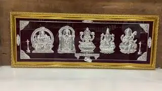 Silver Photoframes 5 gods ( Customized)