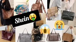 أكبر تشكيله شنط من شي إن ٢٠٢٢/ رأيي فيها ؟ وصدمتي 😱 من الخامه