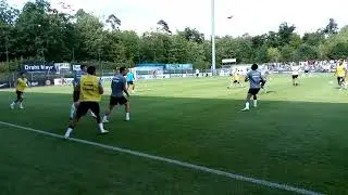warm up: Astoria Walldorf vs. Eintracht Frankfurt 0:5 | Woodles 💙🖤