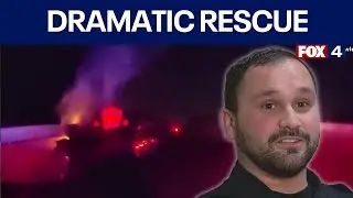 Rowlett officer speaks about actions that saved accused drunk driver