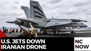 U.S. Jet Downs Iranian Drone as Tanker Standoff Unfolds in Hormuz