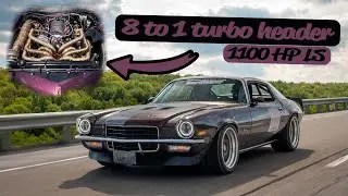 8 into 1 turbo header on a street car!