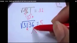 Akar Kuadrat Cara Paling Cepat - Jurus 7 Detik Matematika Paman APIQ
