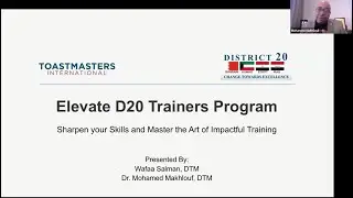 Elevate D20 Trainers Program - Session 2