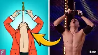 Most Dangerous Magic Trick performance at American got talent #magic #americasgottalent 