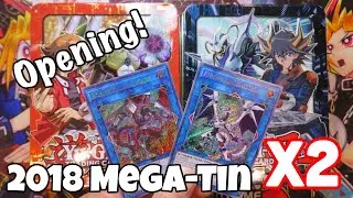 2x Yu-Gi-Oh! 2018 Mega-Tin Opening - I Pulled Firewall, Borreload, and Many Incredible Reprints!!