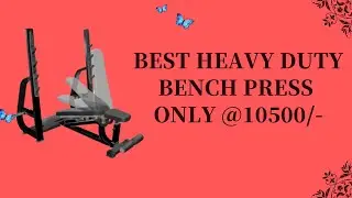 Best Adjustable Olympic Bench for Home and Semi commercial Use #ufitindia #benchpress #gym24