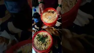 Eating❤️Red🪣Bucket biryani🤯| Dum🍗Biryani😋| #shorts #ytshorts