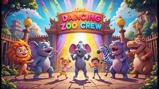 The Dancing Zoo Crew 🐾 | Fun Animal Dance Party for Kids | MELODIA