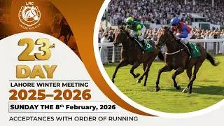 LRC Live  - 23rd Day Lahore Winter Meeting 2025-2026 | 08 February, 2026 #horse #race #horserace
