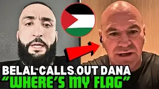 Belal Muhammad SLAMS Dana White And UFC For Removing The Palestine Flag From His Profile (INTERVIEW)