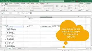 Excel Text Functions 3 - the SUBSTITUTE function