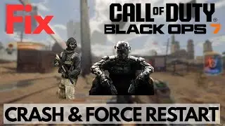 Black Ops 7 PC Crash Fix | Game Crash Causing System Restart