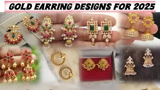 🌟 100+ New Gold Earring Designs for 2025 &ndash; 🌟 gold latest earrings designs | Dailywear |