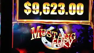 Mustang Fury slot $9623 Major progressive jackpot on the Colossal Cash slot machines