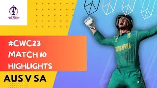 Australia Vs South Africa Match 10 | Full Highlights | ICC #cwc23 #allcric