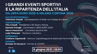 I grandi eventi sportivi e la ripartenza dell'Italia. Da UEFA Euro 2020 a Milano Cortina 2026