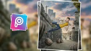 PicsArt City +Running +Boy Manipulation Editing || Real Photoshop Editing Effects ||