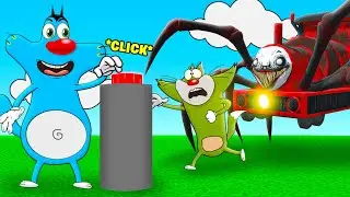 Roblox Don't Press The Button Challenge 4 With Oggy And Jack | Rock Indian Gamer |