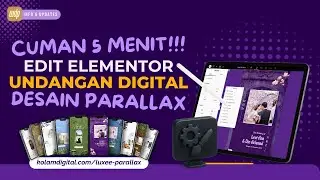 [Demo Luxee] Cara Buat Undangan Digital Parallax di Elementor dalam 5 Menit!