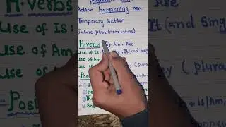 Present continuous tense by uzair's bright academy 