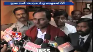 CM KCR Delhi Tour Highlights | Meets PM Modi and Minister Piyush Goyal | HMTV