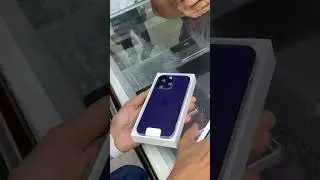 UNBOXING APPLE IPHONE 14 PRO MAX DEEP PURPLE COLOUR