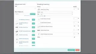 Add Standing Inventory to BenchWorks without Production Run