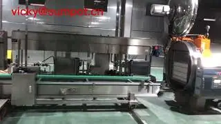 SUMPOT Automatic Tin Can Loader Unloader/Full automatic retort sterilization workshop