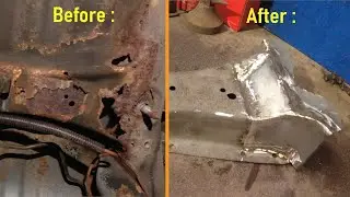 How To Repair Rusty Car Panels - DIY - Galant Vlog 2