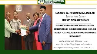 THE DEPUTY SPEAKER OF SENATE, SEN. KATHURI MURUNGI -  FULL SPEECH AT THE LAUNCH SAROVA HOTEL