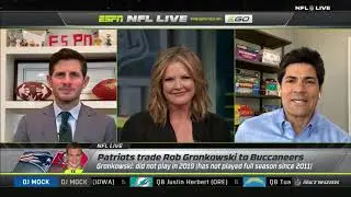 NFL LIVE on the Rob Gronkowski returning with Tom Brady trade - Tampa Bay