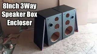 How to make 3way speaker box|| 3way speaker box enclosure