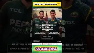 Pakistan vs Australia T20 Series 2026 #youtubeshorts #cricket