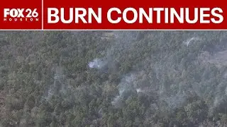 Crews managing grass fire at west Houston reservoir