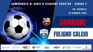 CAMAIORE 2 - FOLIGNO CALCIO 3 - highlights sintesi